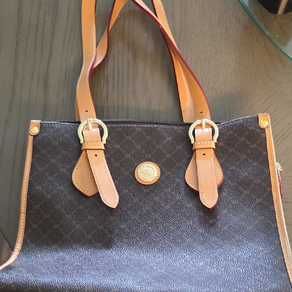 Rioni Elegant Brown and Tan Tote